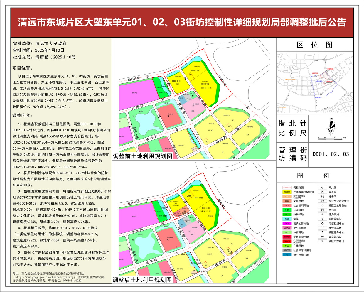 《清遠(yuǎn)市東城片區(qū)大塱東單元01、02、03街坊控制性詳細(xì)規(guī)劃局部調(diào)整》批后公告---s.jpg